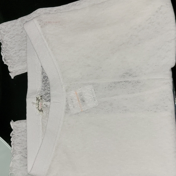 Free People Intimately Layered In Lace Leggings In Ivory NWT Size Small - Picture 12 of 14